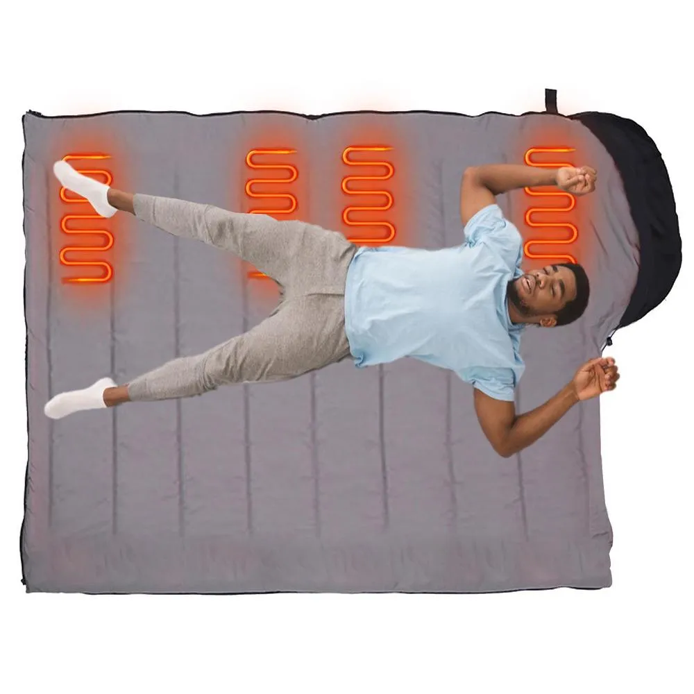 Cozy USB Heated Sleeping Bag – Ultralight Winter Camping Essential with Portable Warmth for Ultimate Comfort